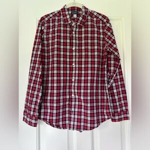 Children’s Place Plaid Long-Sleeved Button-Down Shirt